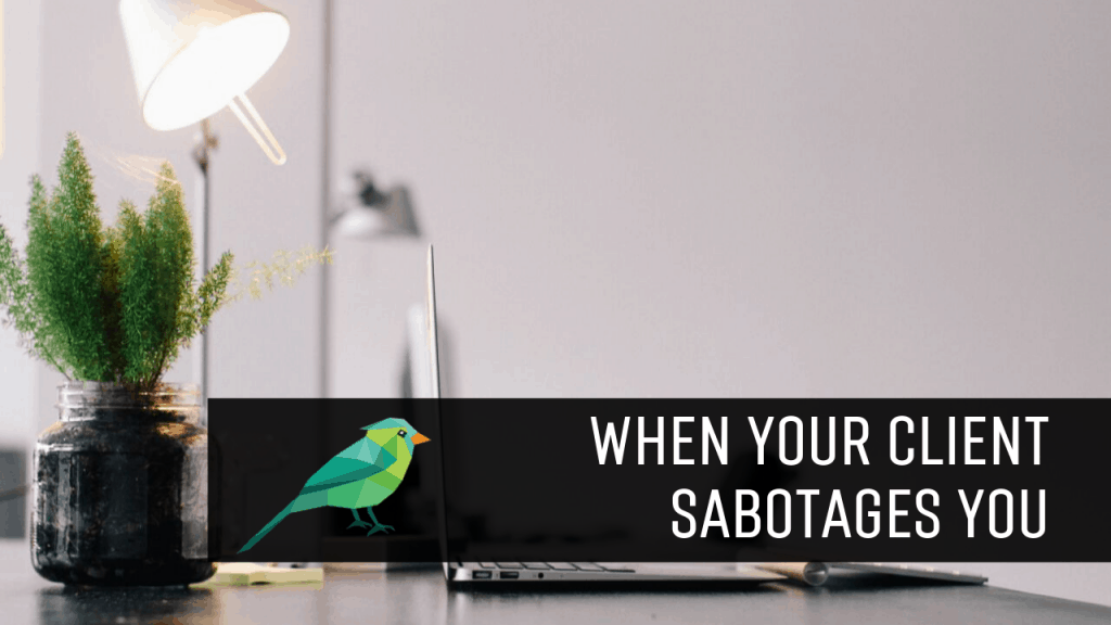 What to Do When Your Client Unintentionally Sabotages Your Efforts