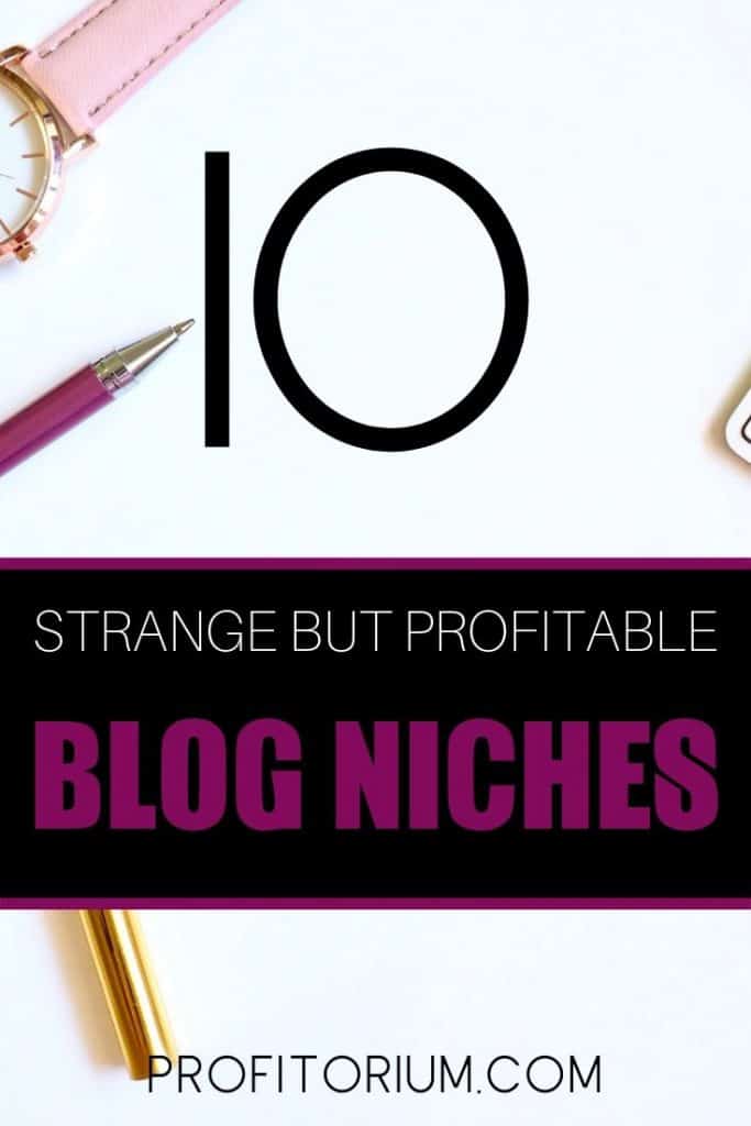 10 Strange but Profitable Blog Niches