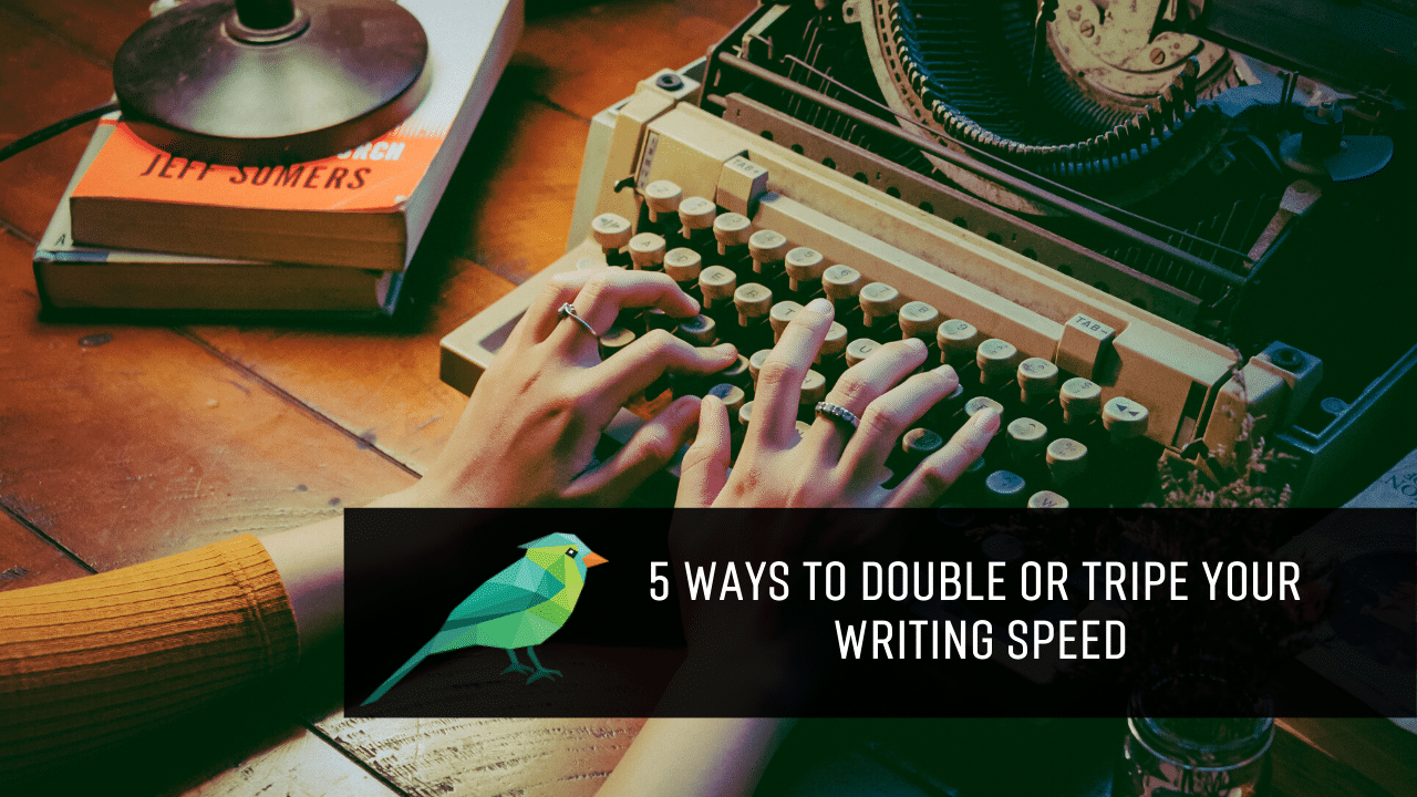 how to write faster